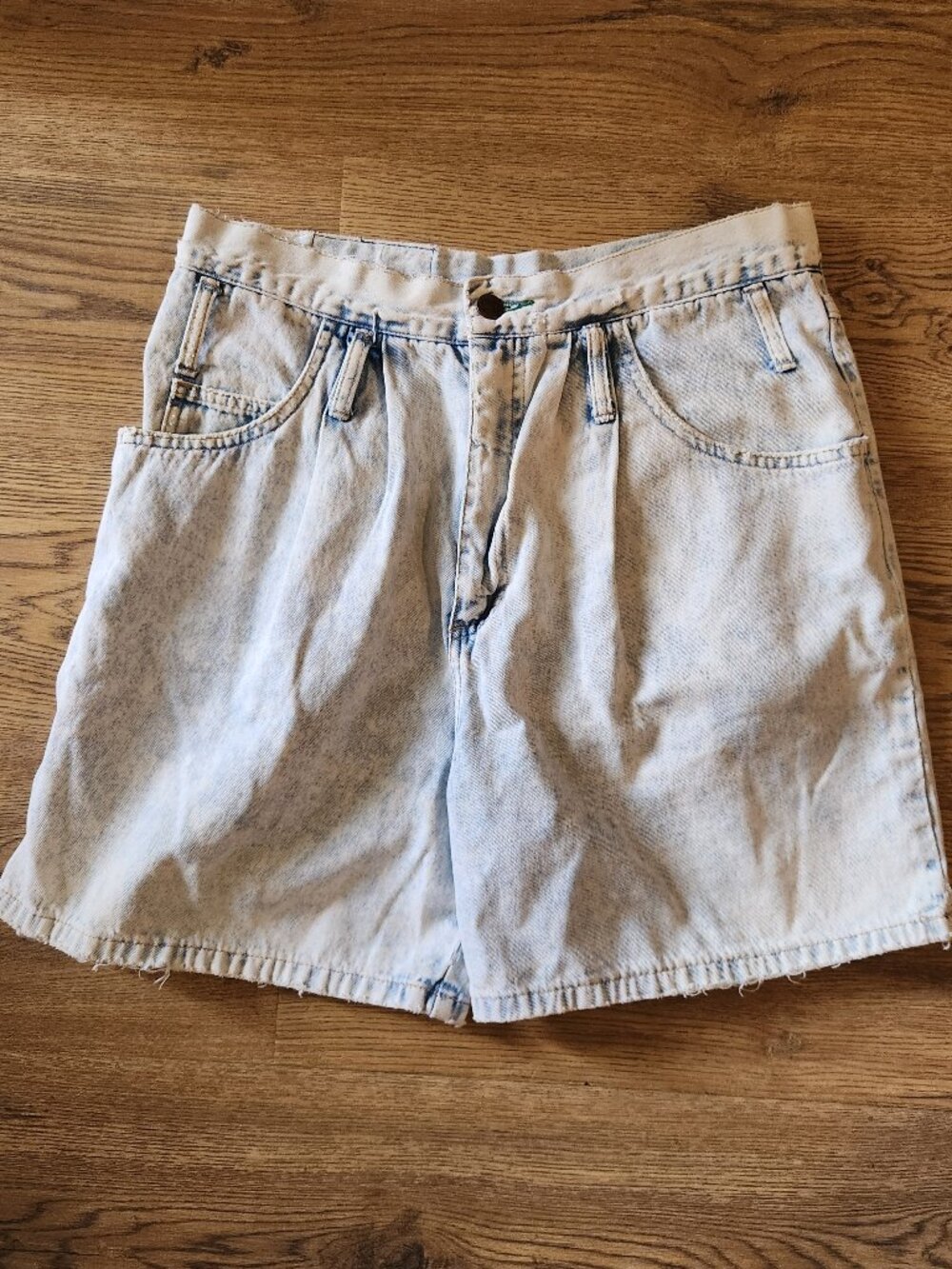 Vtg 90s BONGO Distressed High Waisted Denim Shorts Sz 5
